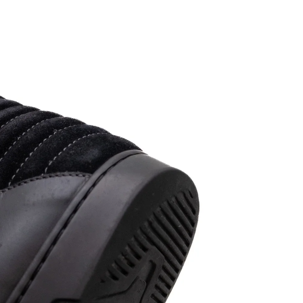 Gucci High Top SneakersUS 10.5  Mens Black Leather Tom Ford Era Strap Shoes - Picture 16 of 16